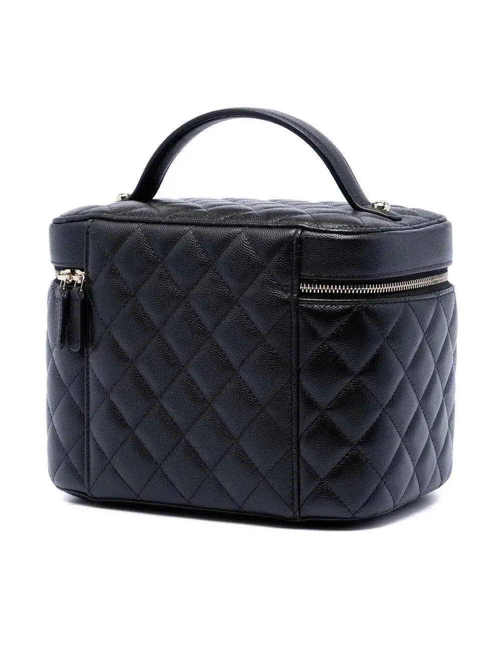Chanel Medium Cc Quilted Caviar Vanity #290401C25B